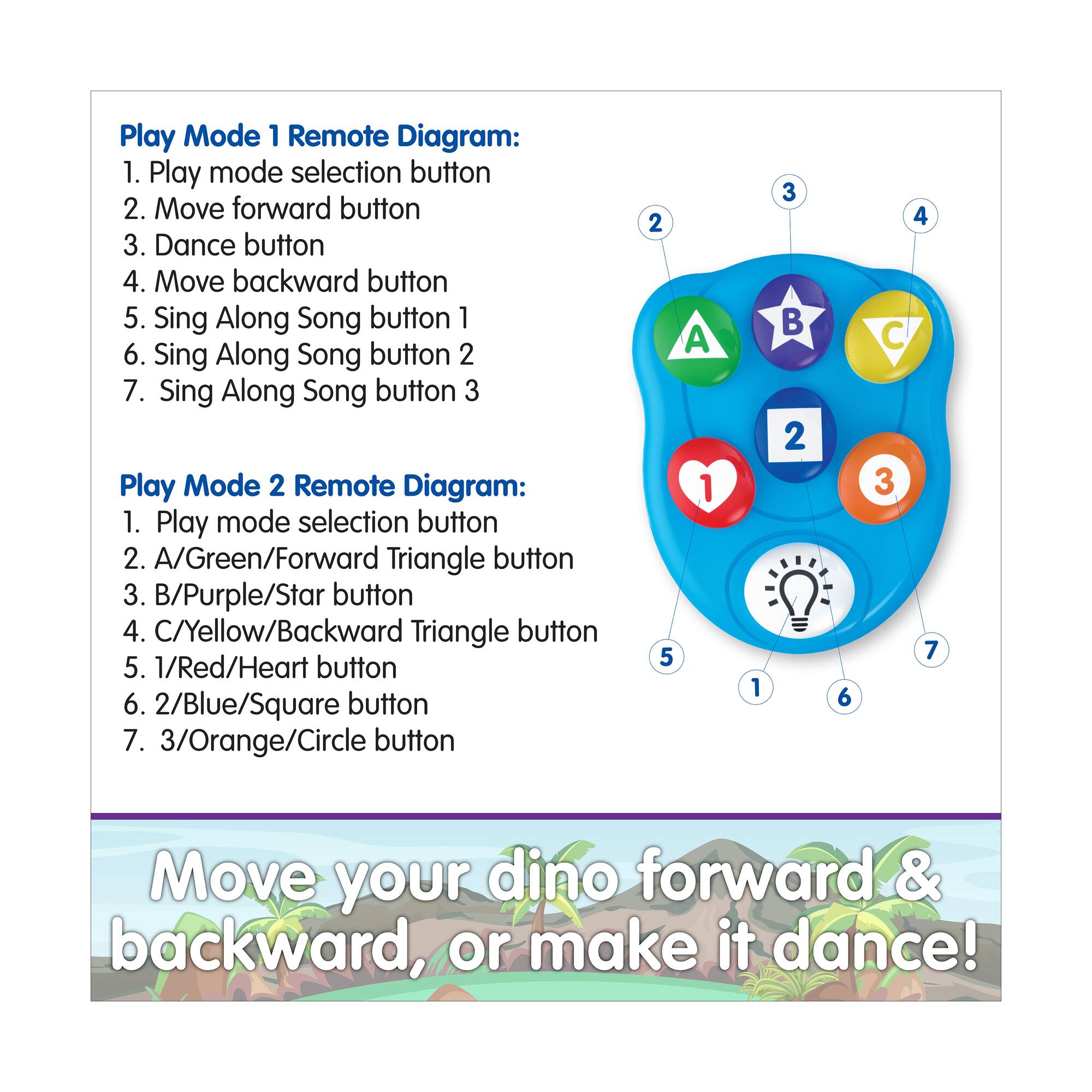 Remote Control Dancing Dino